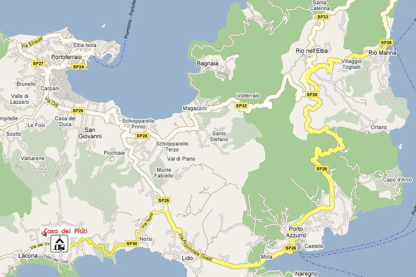 Elba Map